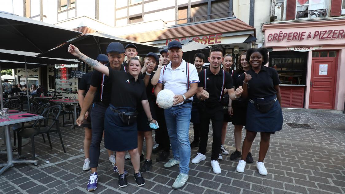 Troyes L Odyss e sous le maillot du Coq sportif